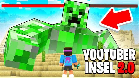 ERSTER BOSS KAMPF Auf Youtuber Insel 2 0 In Minecraft YouTube