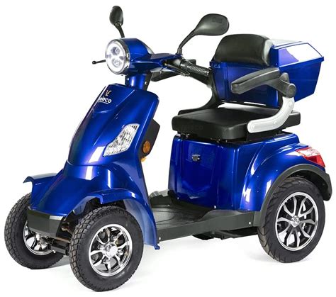 Veleco Seniorenmobiel Wiel Elektrische Scooter W Faster Blauw