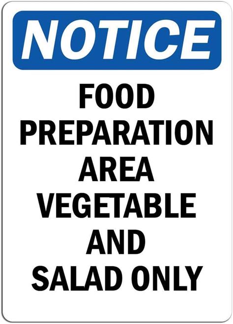 Amazon Outdoor Decorative Aluminum Signs X Notice Food