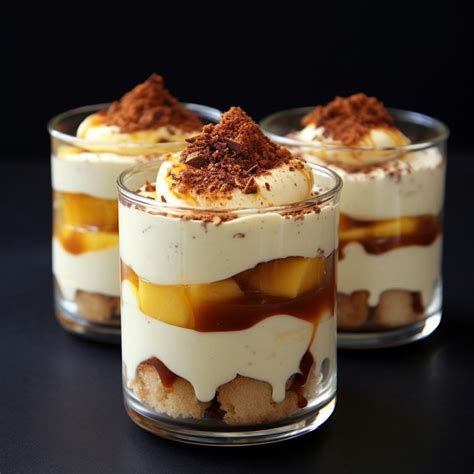 Tiramisu Pomme Caramel Beurre Sal En Verrines