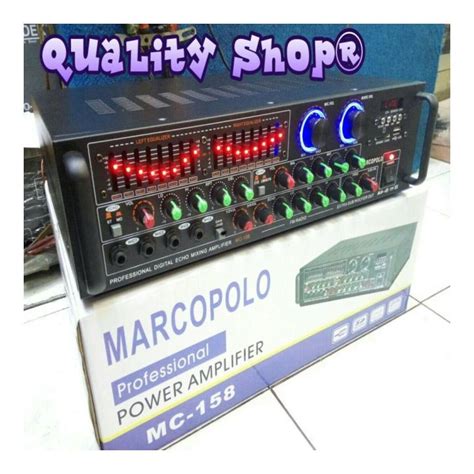 Power Mixer Channel Marcopolo Mc Usb Sd Dan Radio Fm Watt