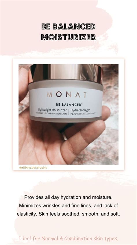 Monat Be Balanced Moisturizer Lightweight Moisturizer Monat Hair