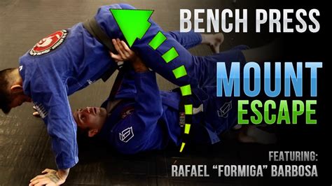 Jiu Jitsu Mount Escape The Bench Press Formiga Youtube