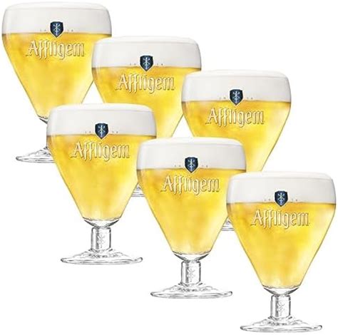 Grimbergen Lot de 6 Nouveaux Verres à bière phénix 25cl 25 cl Neuf