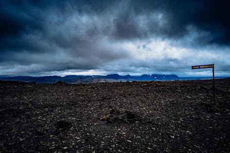 Premium Photo Storm Clouds Over Landscape