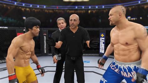 BRUCE LEE VS CHUCK LIDDELL UFC 4 BRUTAL FIGHT UFC 4 UFC 4 2021