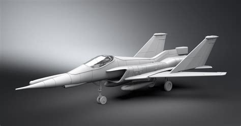 Mig242 Flamefox Scale Model 3d Model 3d Printable Cgtrader