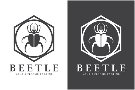 Unique And Craetive Beetle Logo Vector Graphic By Acillia Eggi Saputri