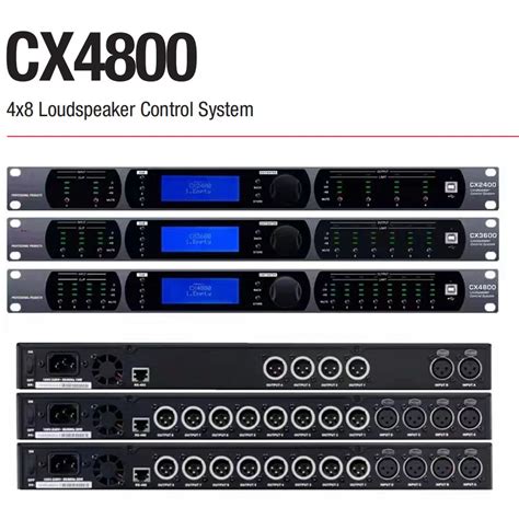 Sistema De Control De Altavoces Cx Serie Cx4800 Procesador De Audio