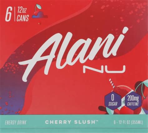 Alani Nu Cherry Slush Energy Drink Multipack Cans 6 Pk 12 Fl Oz King Soopers