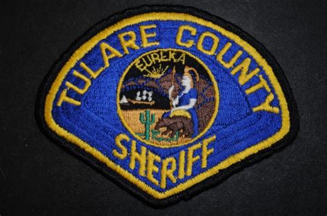 Tulare County Sheriff Patch, California (Vintage) Sheriff Badge, Police Badge, Military Police ...