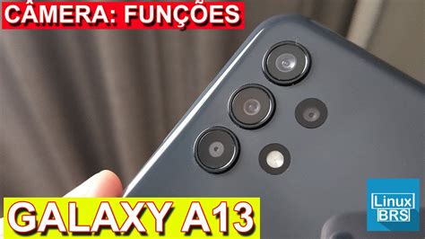 Samsung Galaxy A13 Câmera Funções Youtube