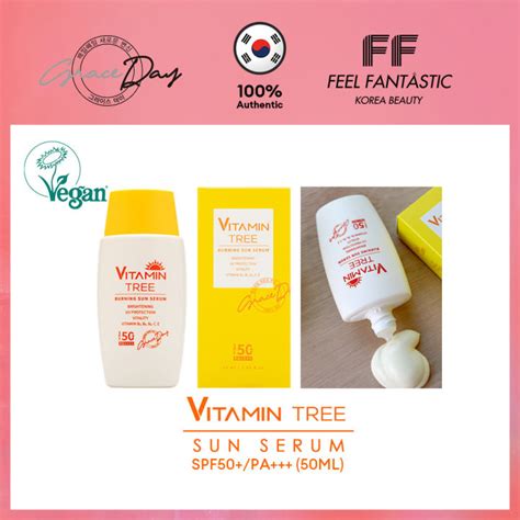 Grace Day Vegan Vitamin Tree Burning Sun Serum SPF50+/PA++++ (50ML ...