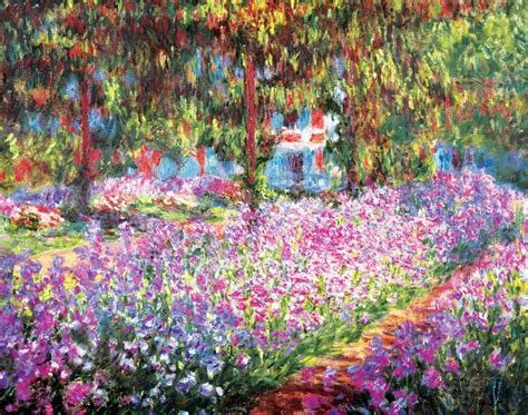 The Artist S Garden At Giverny C 1900 Poster Claude Monet