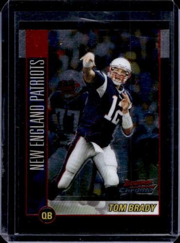 2002 Bowman Chrome Tom Brady 99 New England Patriots EBay