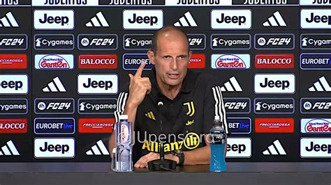 Conferenza Stampa Allegri Pre Juve Bologna Kean In Ritardo Pogba Ok