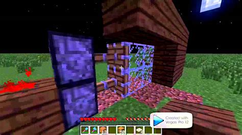 Minecraft Redstone Tutorial 2x2 Piston Door Youtube