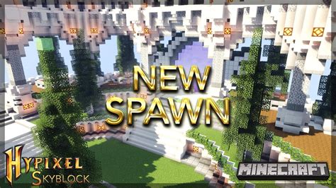 Building A New Spawn Island Hypixel Skyblock Minecraft Timelapse