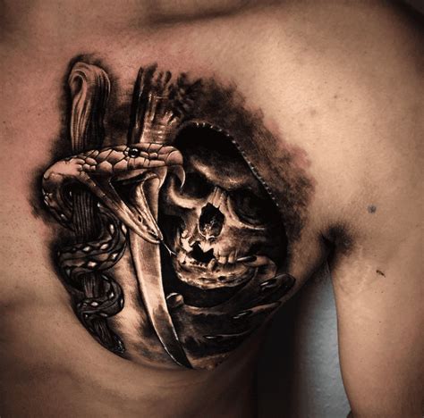 Share 60 Grim Reaper Chest Tattoo Incdgdbentre