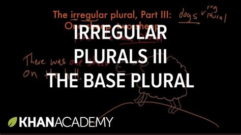 Mastering Irregular Plural Nouns