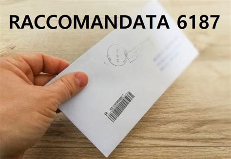 Raccomandata 6187 Cosa Contiene