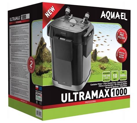 Aquael Ultramax 1000 filtr zewnętrzny do 300L GRATIS Filtry