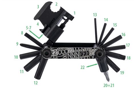 Radsport Erdmann Groß und Einzelhandel Contec Multitool Pocket