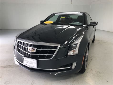 Certified Pre Owned 2017 Cadillac ATS 2 0L Turbo Luxury AWD 2D Coupe