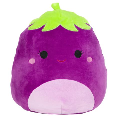 Squishmallow Glena The Eggplant 8 Rare Kellytoy Super Soft Building