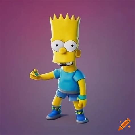 Fortnite X The Simpsons Character Bundle On Craiyon