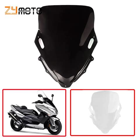 Tmax500 motosiklet 62CM cam WindScreen çift kabarcık için rüzgar