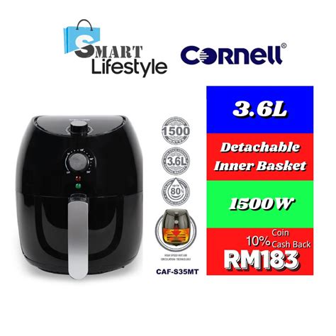 Cornell Air Fryer L Caf S Mt Shopee Malaysia