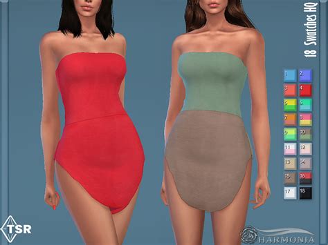 The Sims Resource Double Side Slit Mini Dress