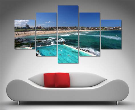 Bondi Beach Panel Wall Art Canvas Printing Australia