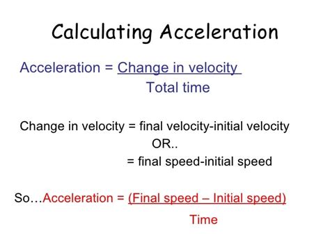 How To Calculate Speed Velocity And Acceleration - Free Worksheets ...