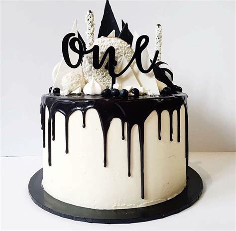 Birthday Cake Black And White - Wiki Cakes