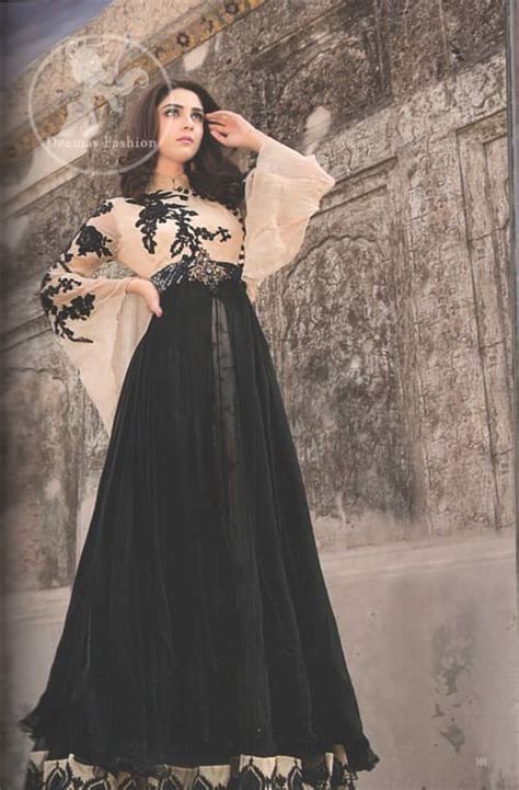 Black Fawn Latest Semi Formal Maxi Latest Pakistani Fashion 2022