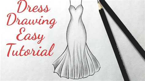 How To Draw A Beautiful Wedding Dress Drawing Design Easy Fashion