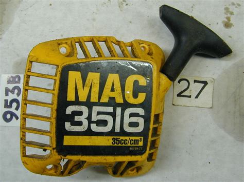 Mcculloch Mac 3516 16 Chainsaw Oem Pull Start Recoil Ebay