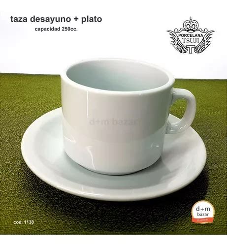 Tazas De Te Sin Plato Porcelana Tsuji 450 De Primera En Venta En