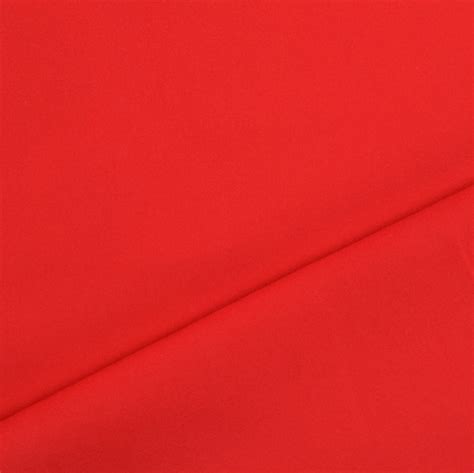 Stretch Cotton Satin Plain Red Fabrics Hemmers