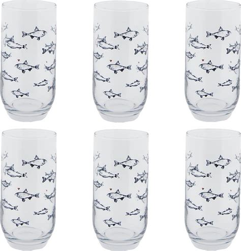 Haes Deco Waterglas Drinkglas Set Van Glazen Inhoud Glas Ml