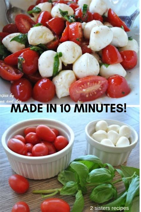 Spring Tomato Basil Bocconcini Salad - 2 Sisters Recipes by Anna and Liz