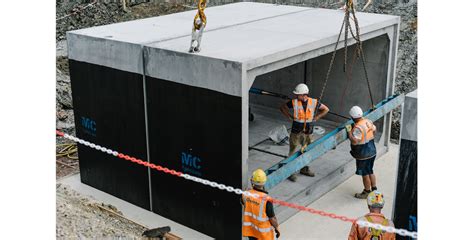 Fp Mccann Precast Concrete Box Culverts Provide Watercourse Channel