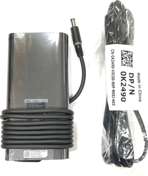 New Version Slim Dell Replacement Power Adapter 180 Watt 7 4mm For Dell P N 450