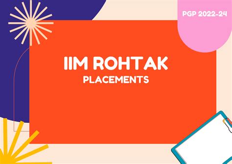 Iim Rohtak 2024 Placements Unlock Detailed Insights To Mba 2024