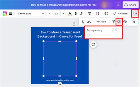 How Do I Make A Transparent Background In Canva For Free