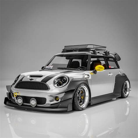 Widebody Mini Cooper S Looks Virtually Ready For Anything When Slammed