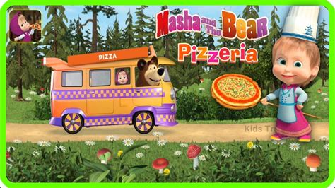 Masha And The Bear Pizzeria Game Ios Android🍕make Pizza Masha And