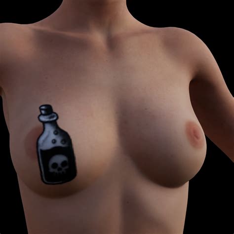 Boob Tattoo Set Twelve For Genesis Female Daz Content By